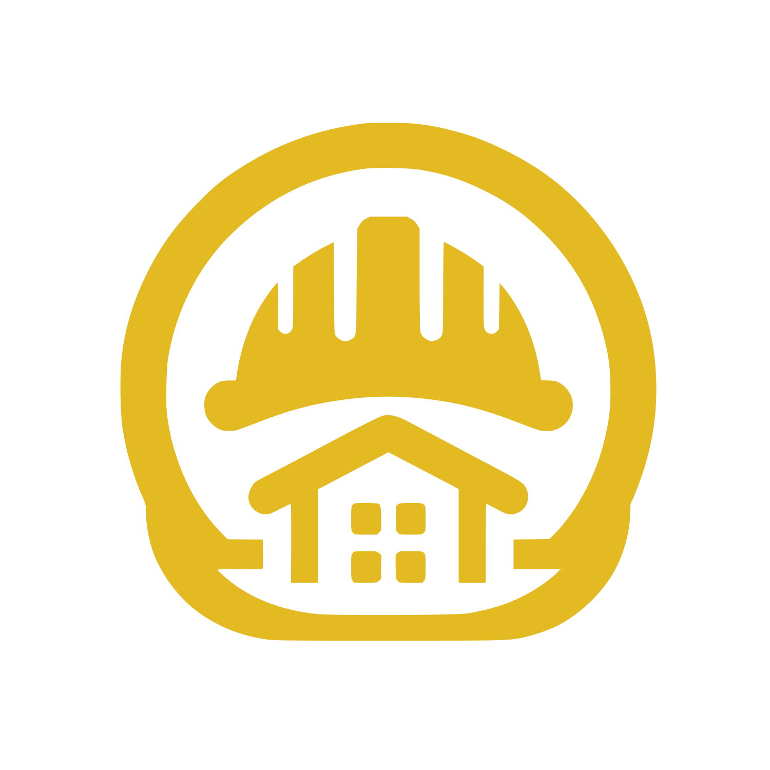 Construction and Home Circle #E3BA22