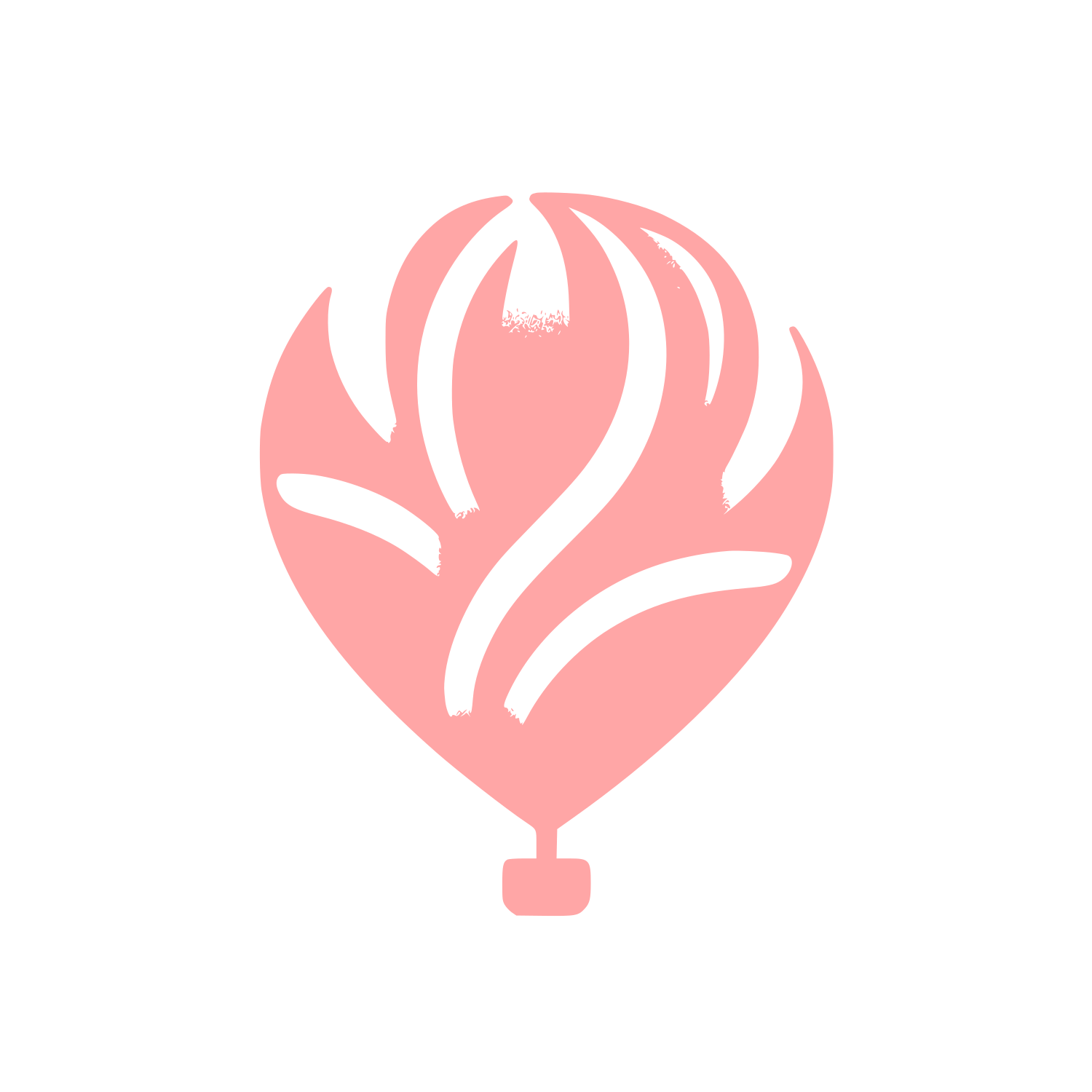 Balloon Flower Logo #ffa6a6