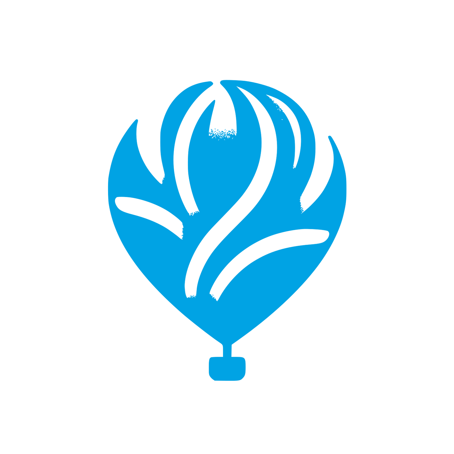 Balloon Flower Logo #00a3e4
