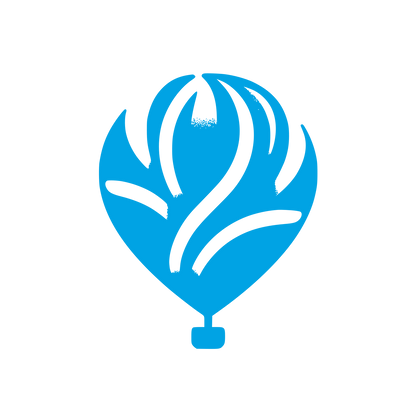 Balloon Flower Logo #00a3e4