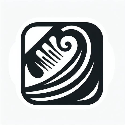 Beauty Wave in Square Logo
