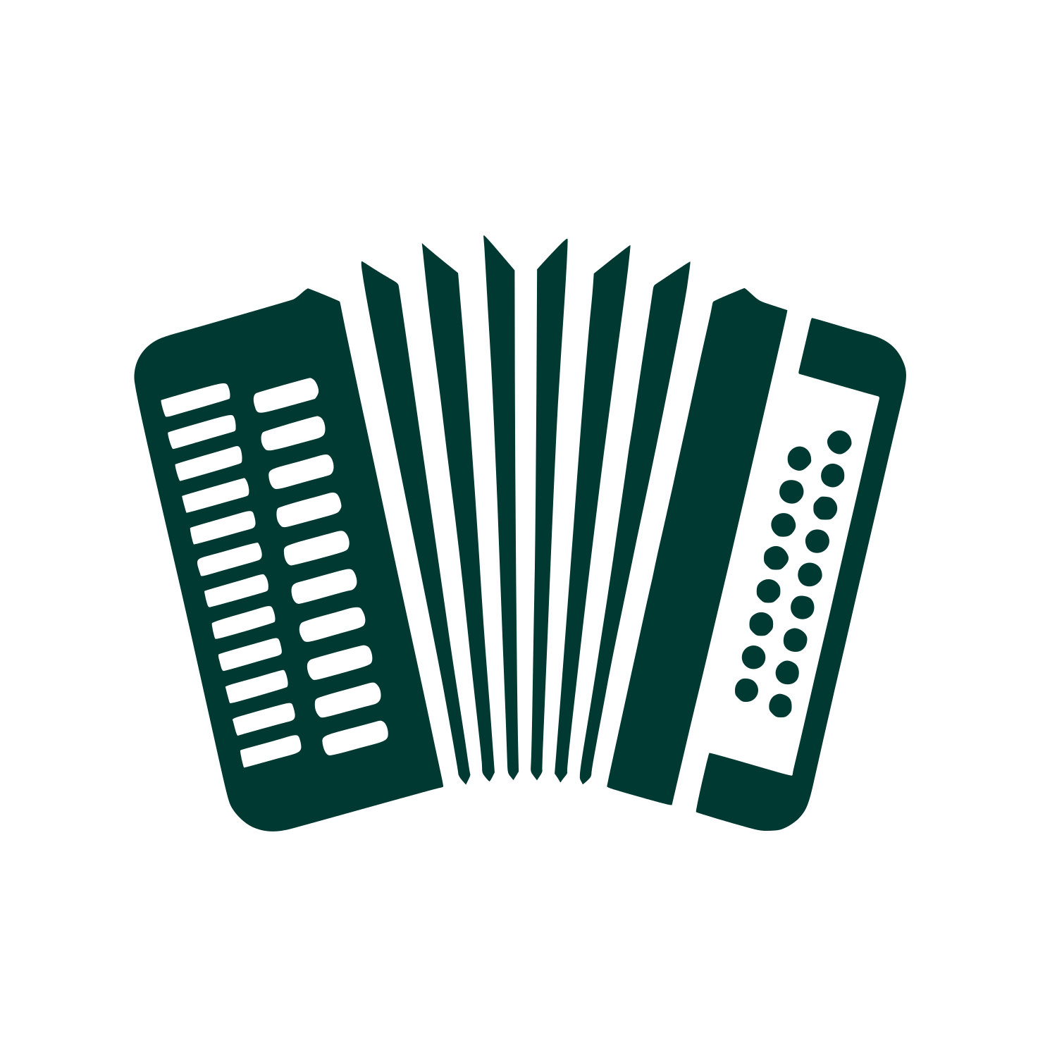 Accordion Musical Logo #003932