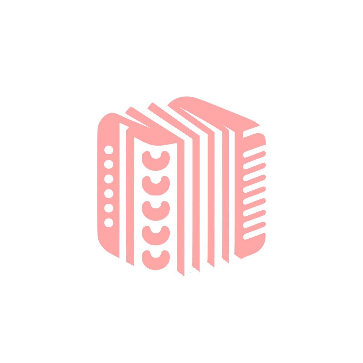 Logo with Unique Design #ffa6a6
