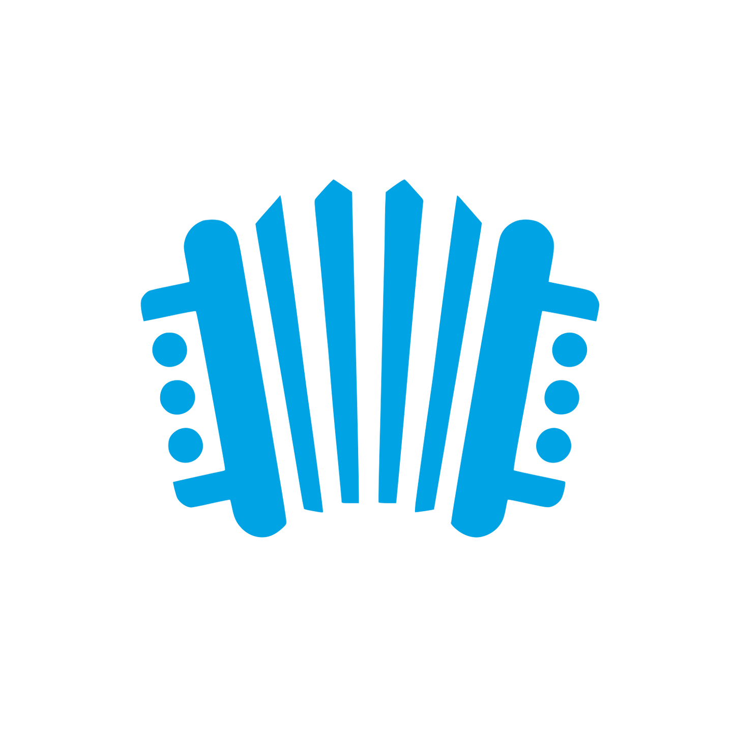 Logo Accordion Design #00a3e4
