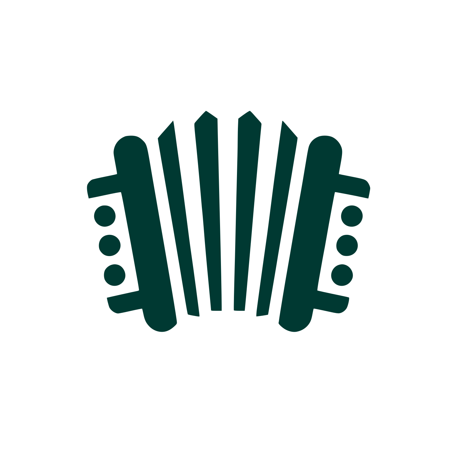 Logo Accordion Design #003932