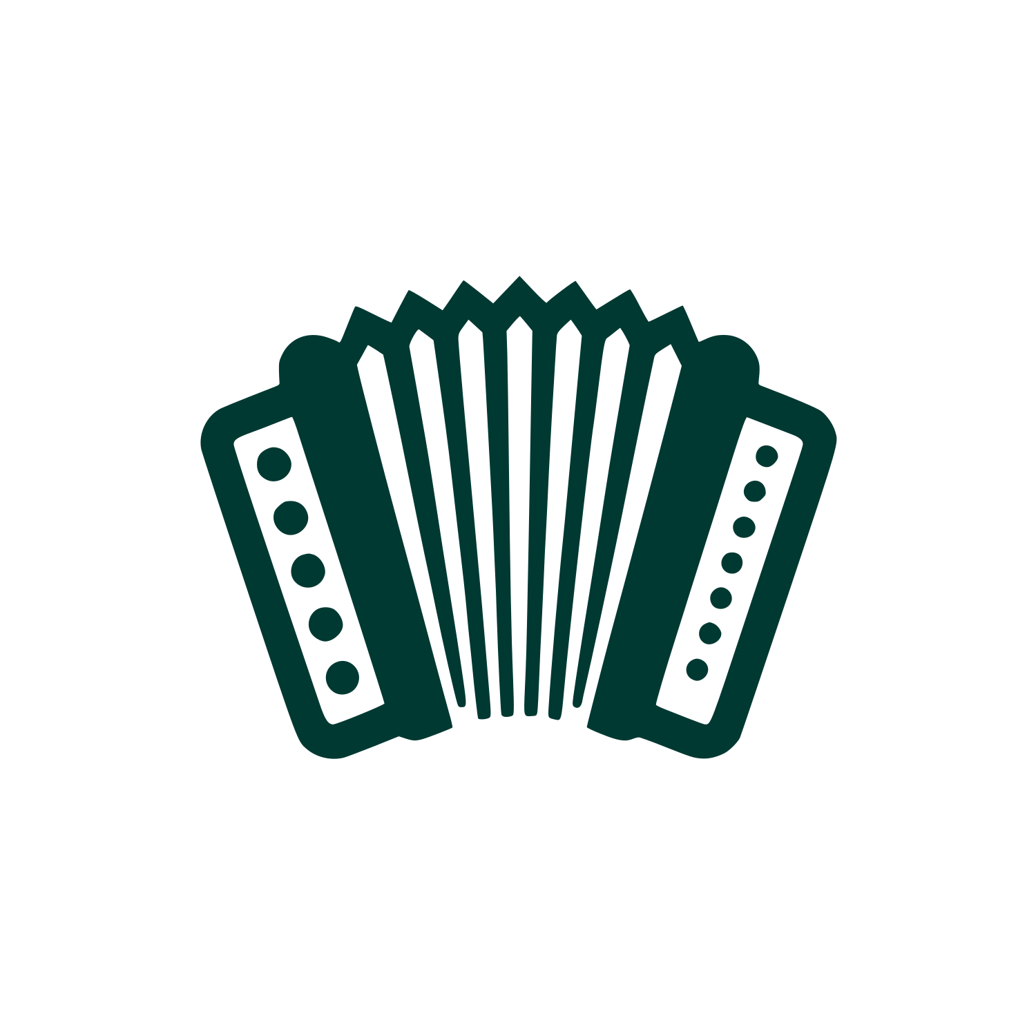 Accordion Musical Logo #003932