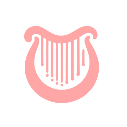 Music Logo Design #ffa6a6
