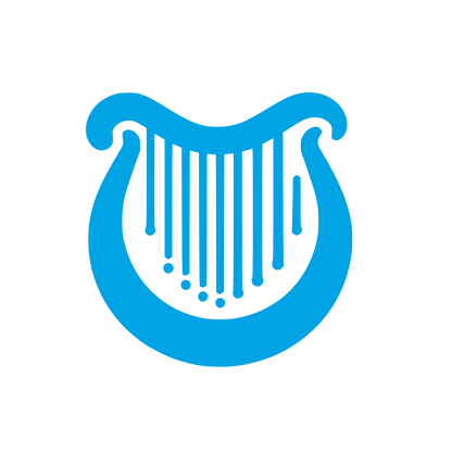 Music Logo Design #00a3e4