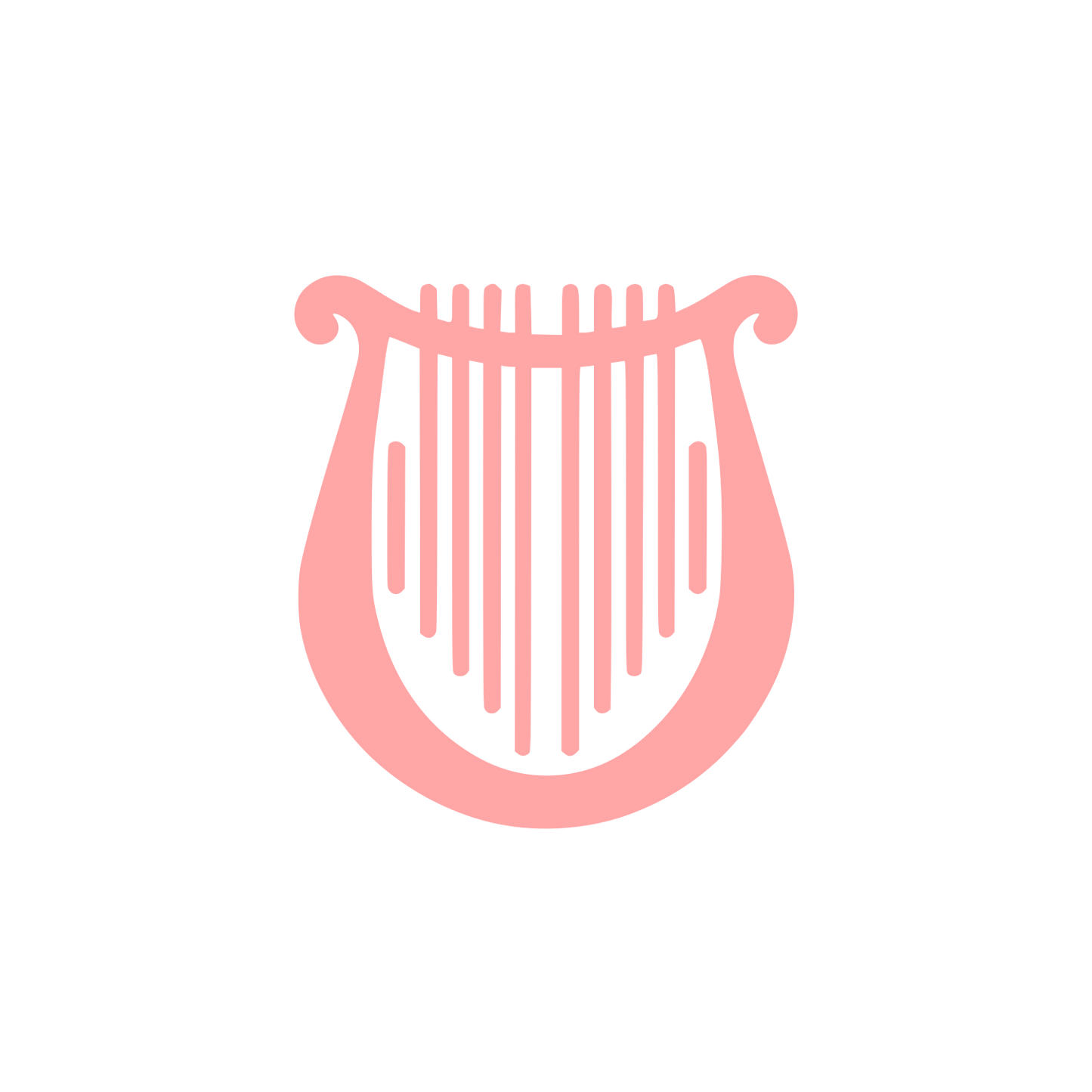 Musical Logo Design #ffa6a6