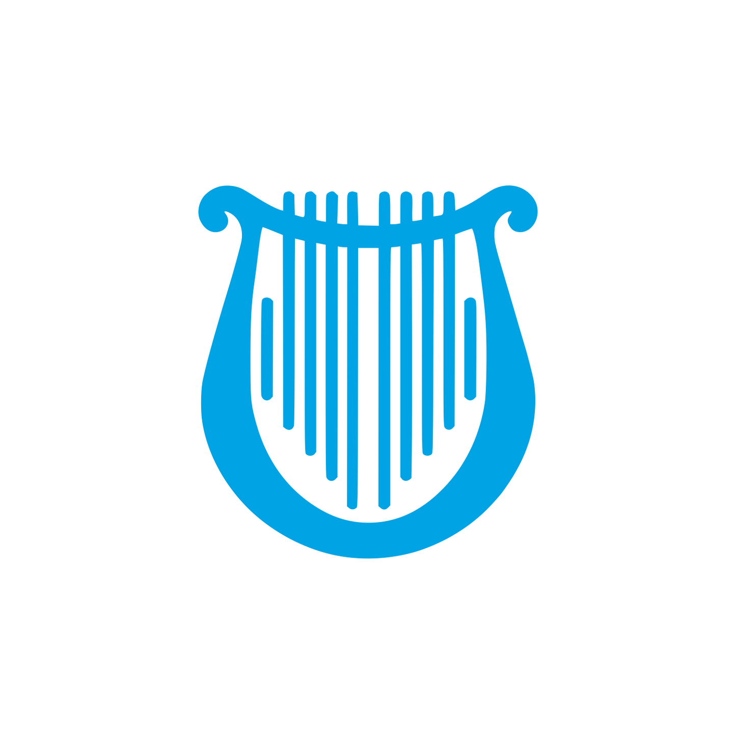Musical Logo Design #00a3e4