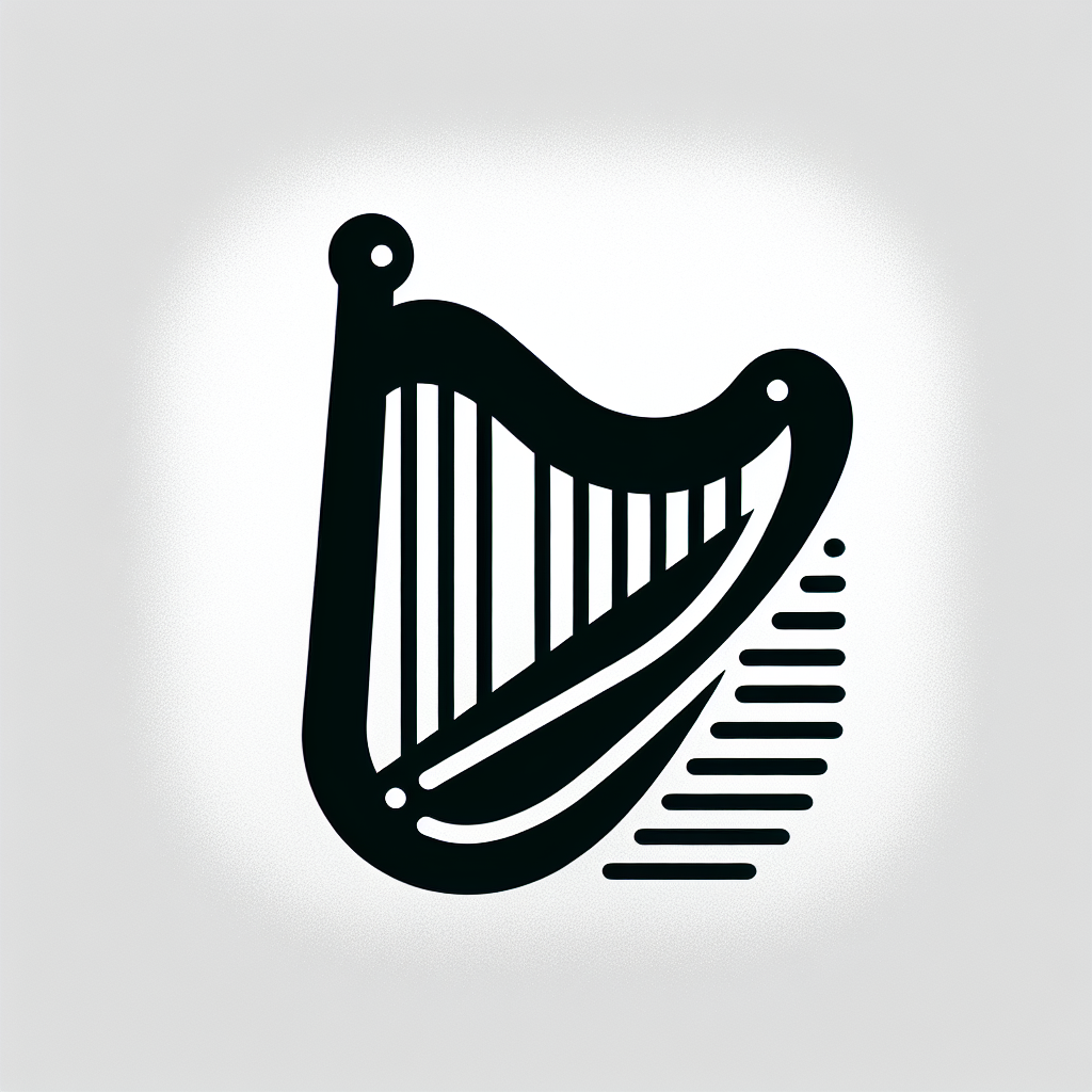 Harp Logo Design