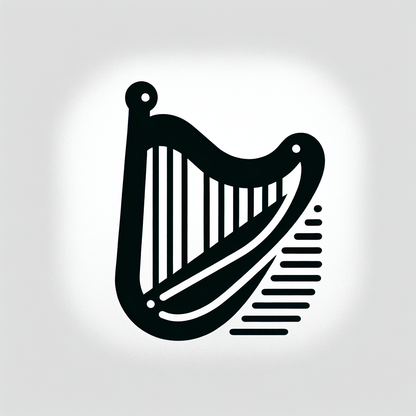 Harp Logo Design