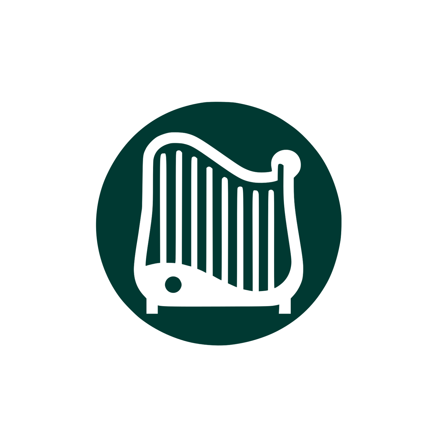 Logo with Harp Design #003932