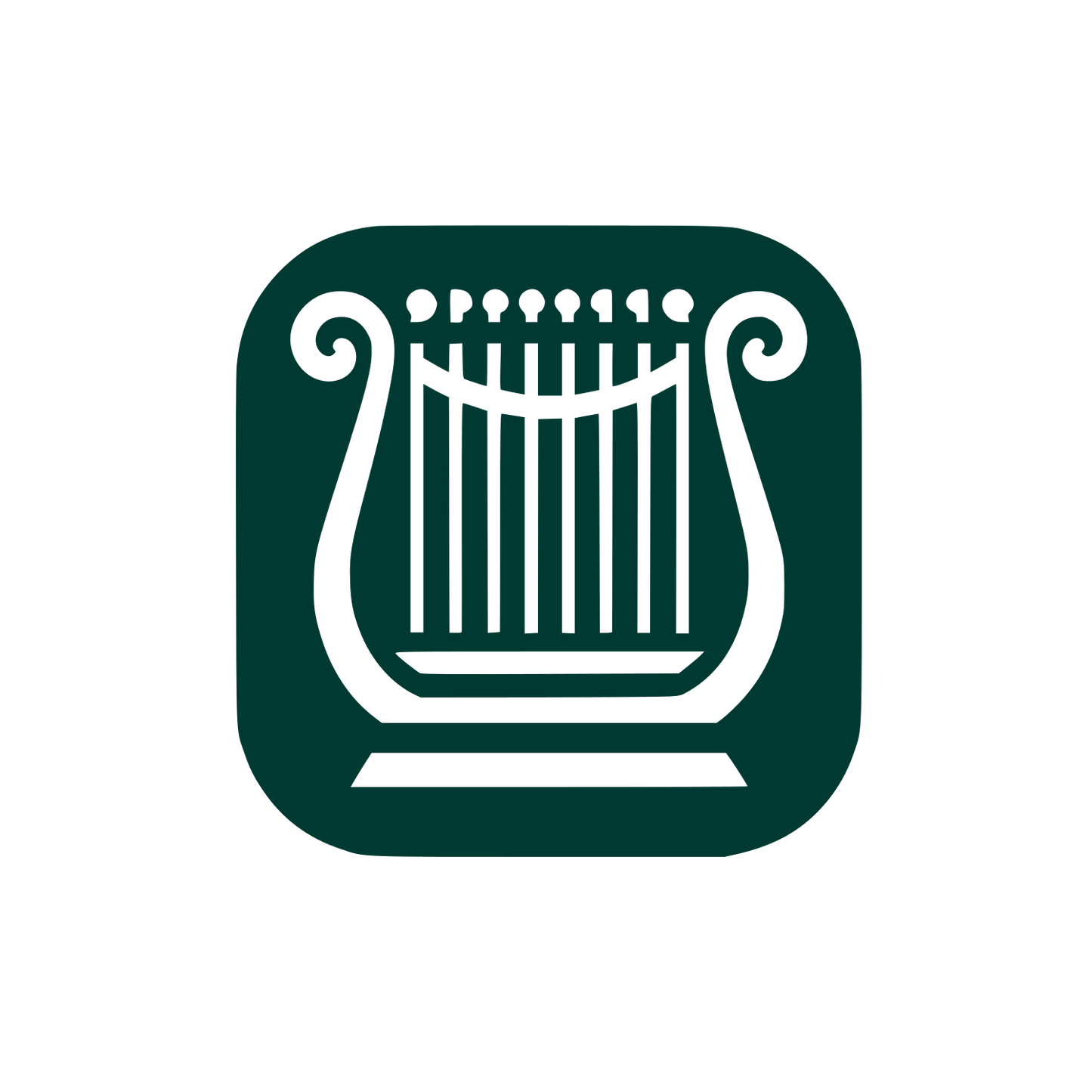 Musical Harp Logo #003932