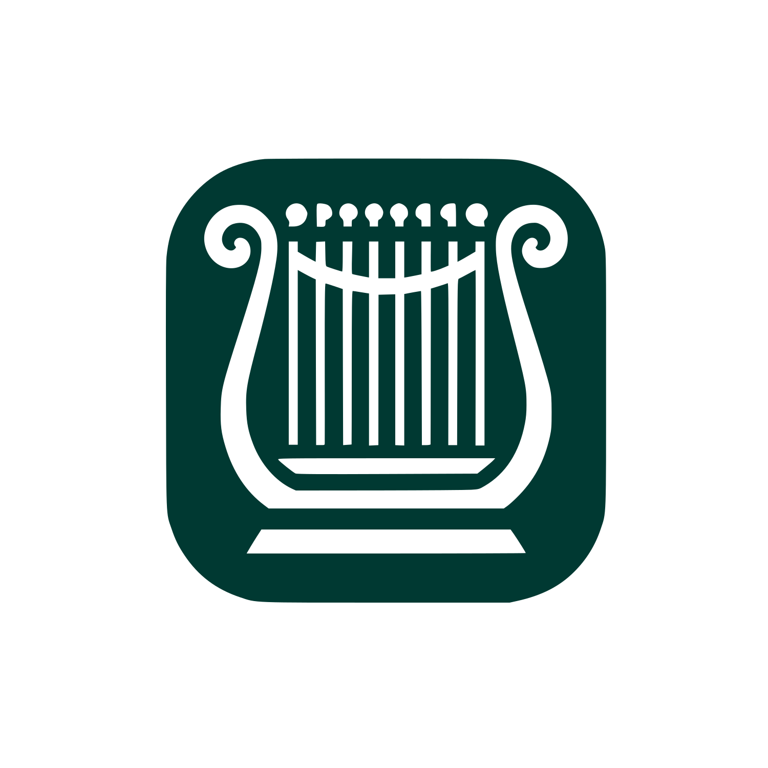 Musical Harp Logo #003932