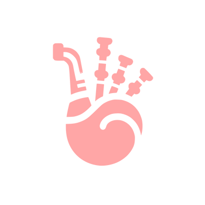 Music Instruments Logo #ffa6a6