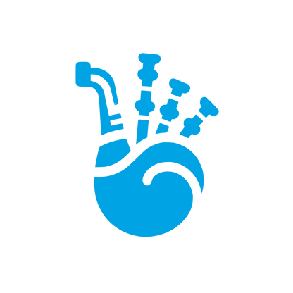 Music Instruments Logo #00a3e4