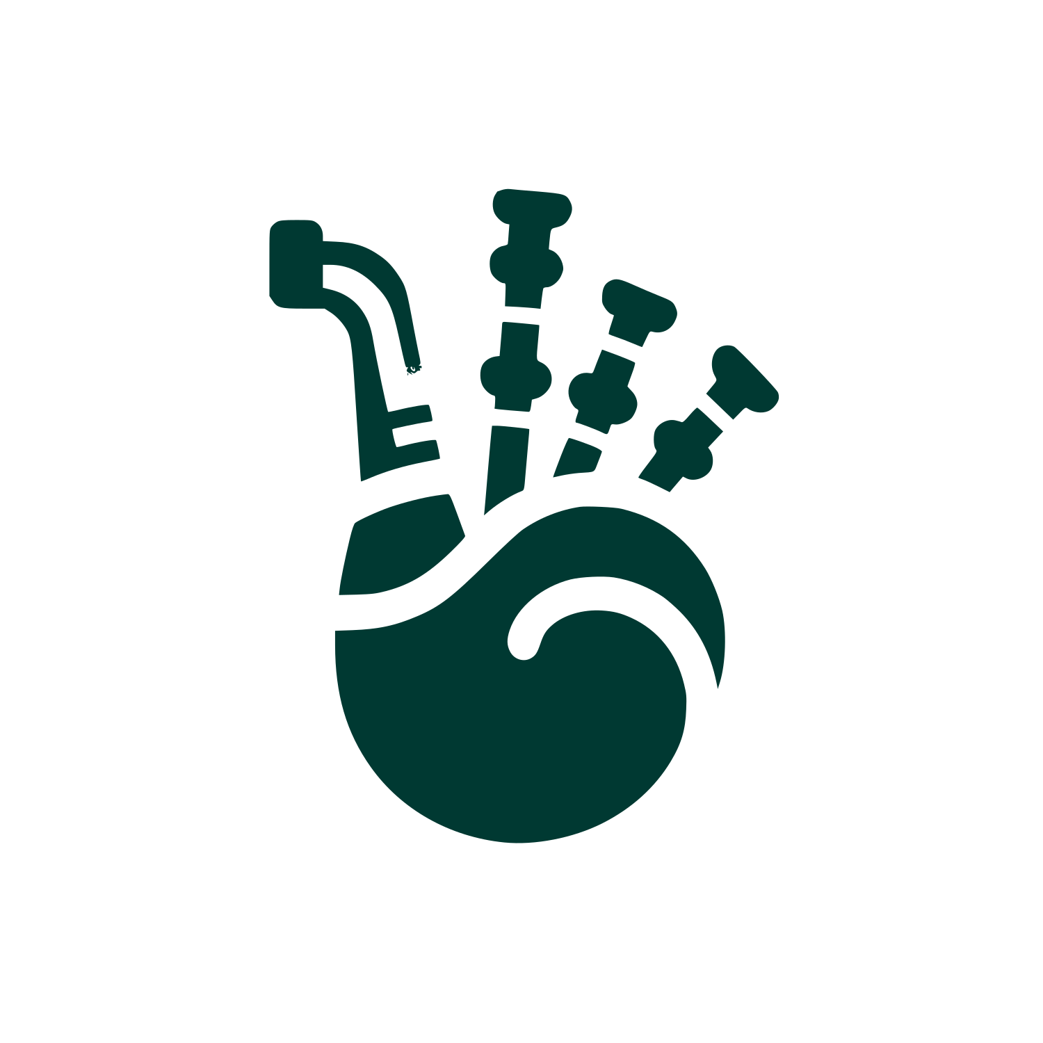 Music Instruments Logo #003932