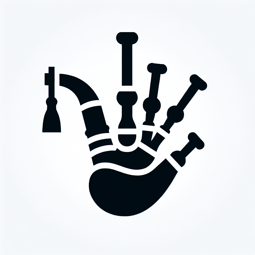 Bagpipe Hand Logo