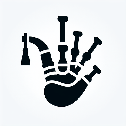 Bagpipe Hand Logo