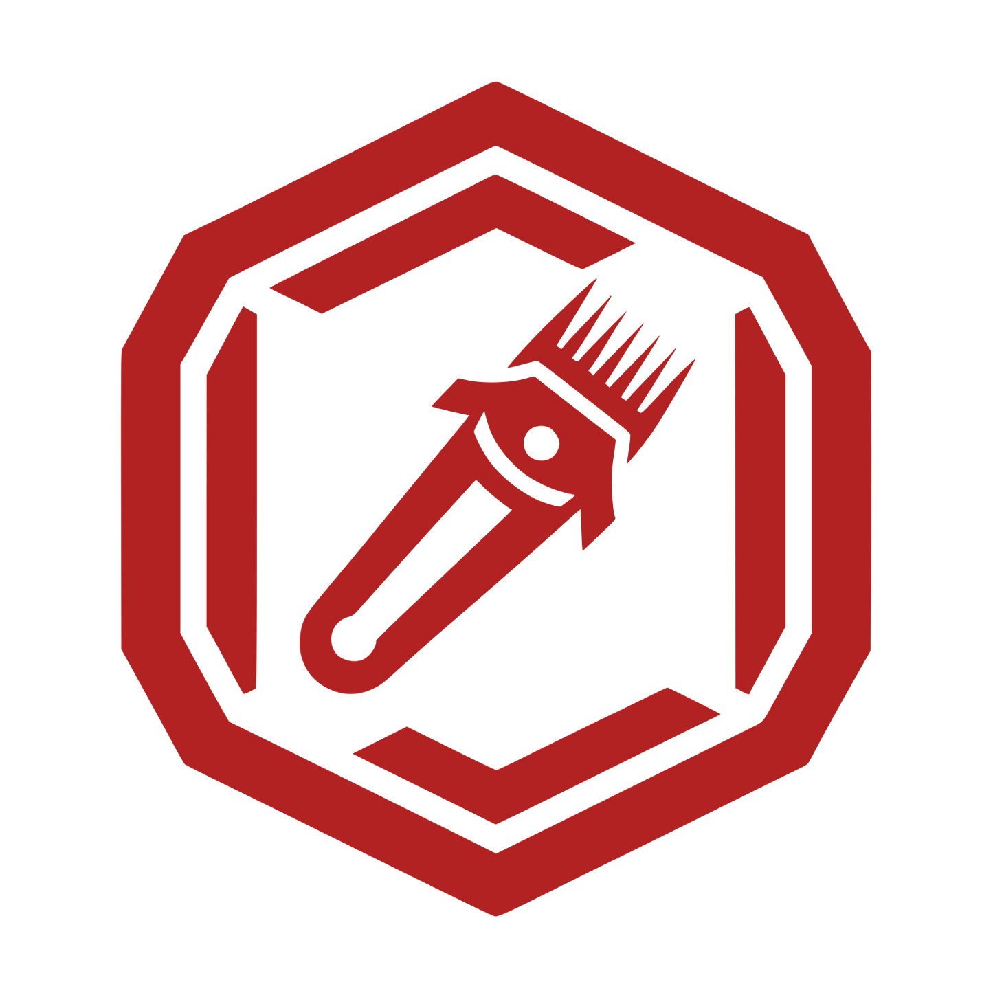 Hair Trimmer Icon #B22222