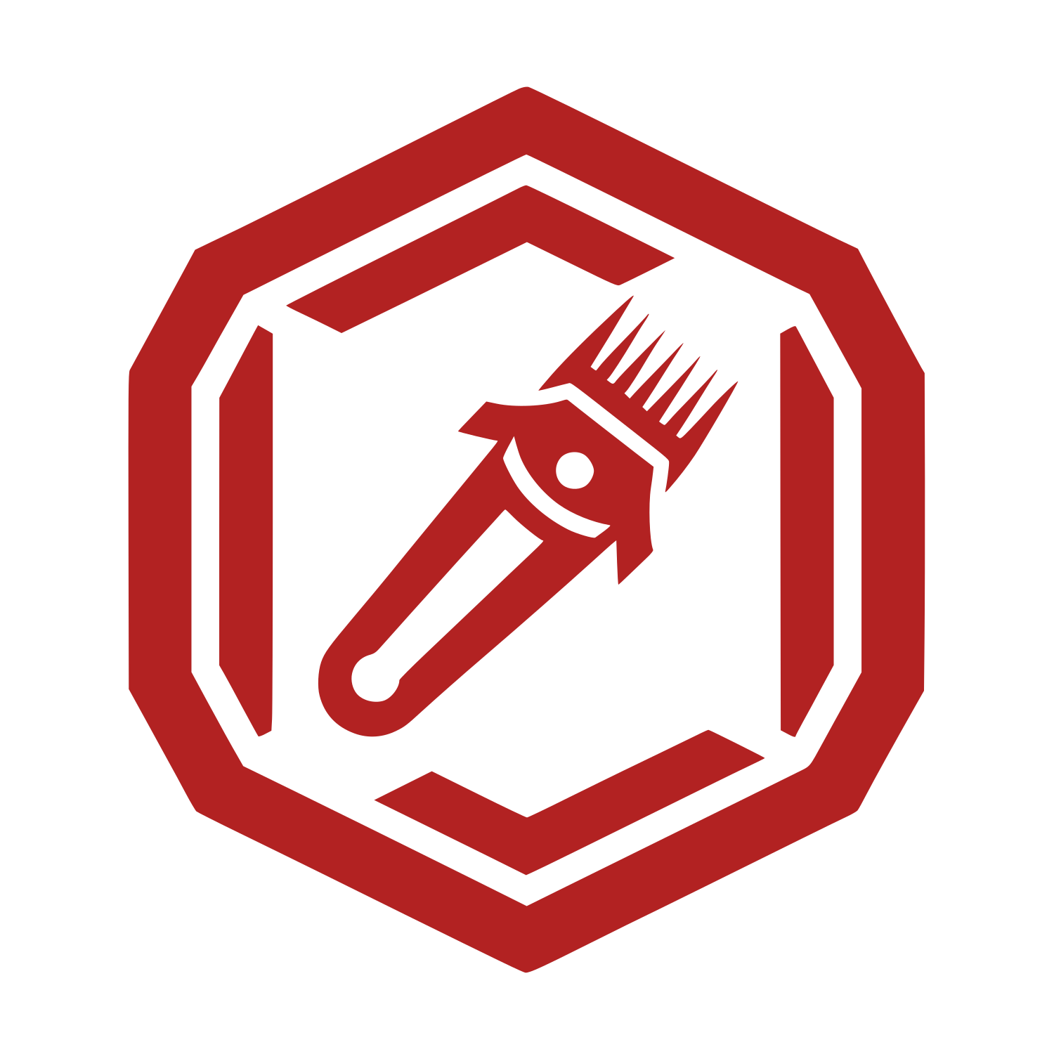 Hair Trimmer Icon #B22222