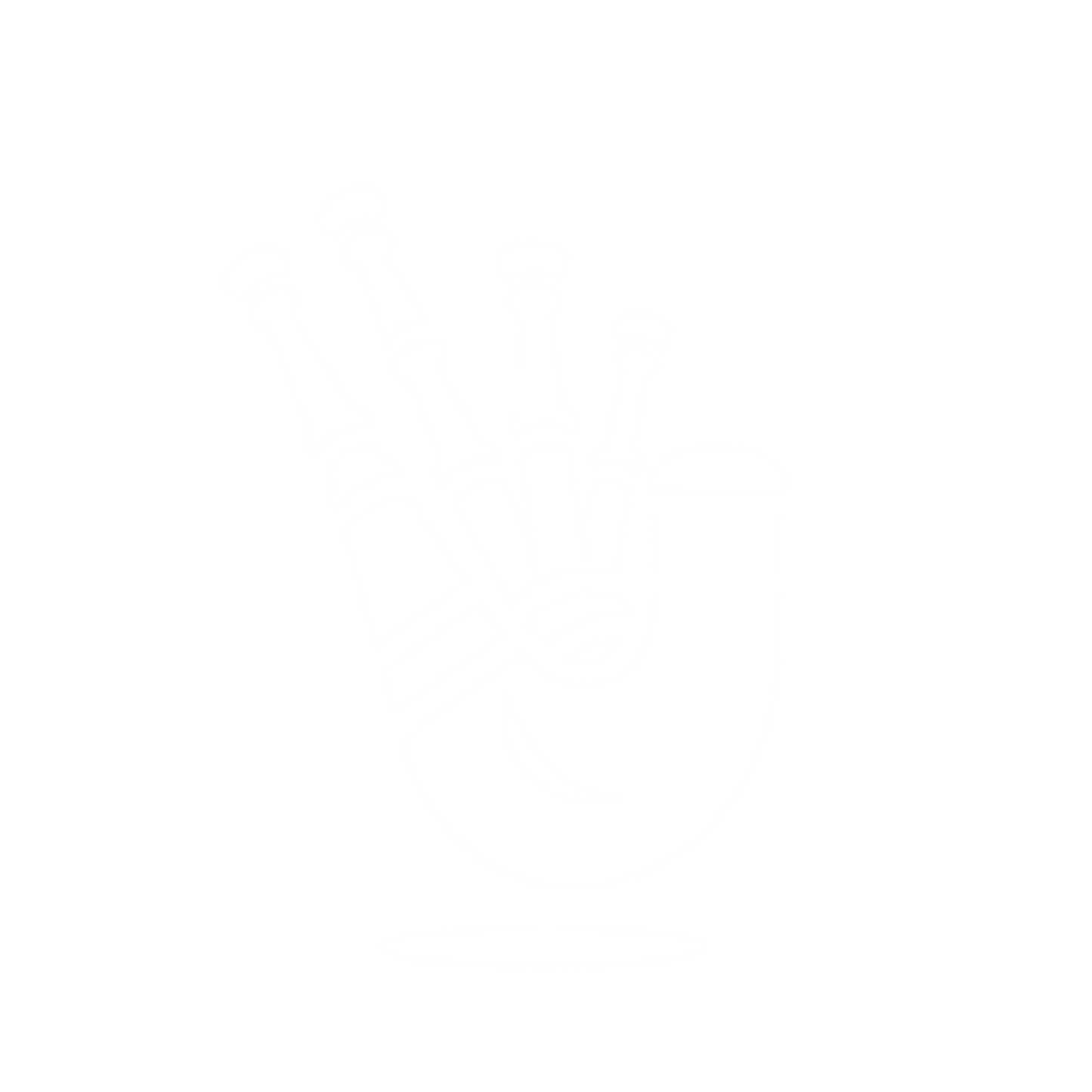 Robot Hand Logo #ffffff