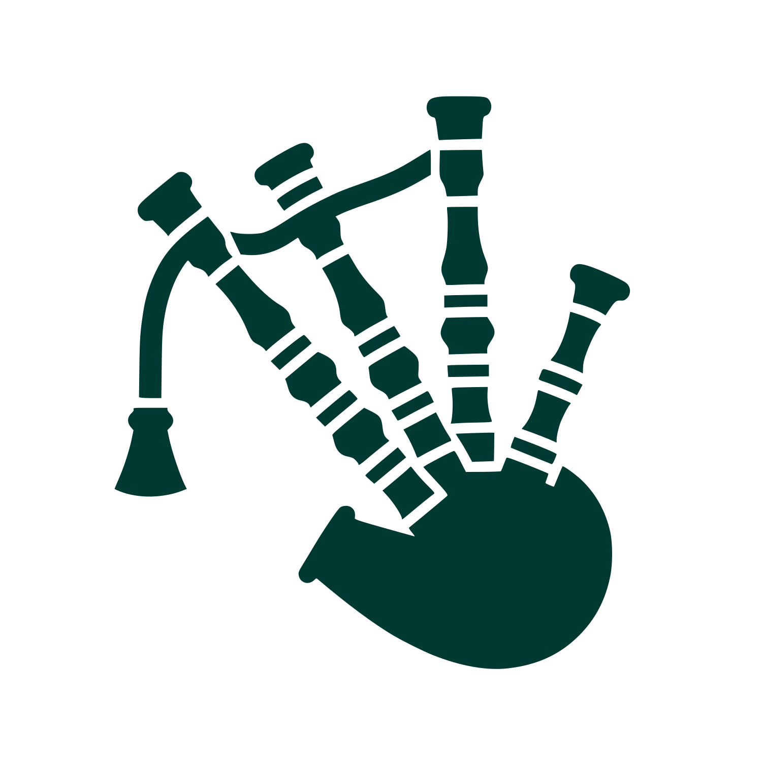 Bagpipe Logo Design #003932