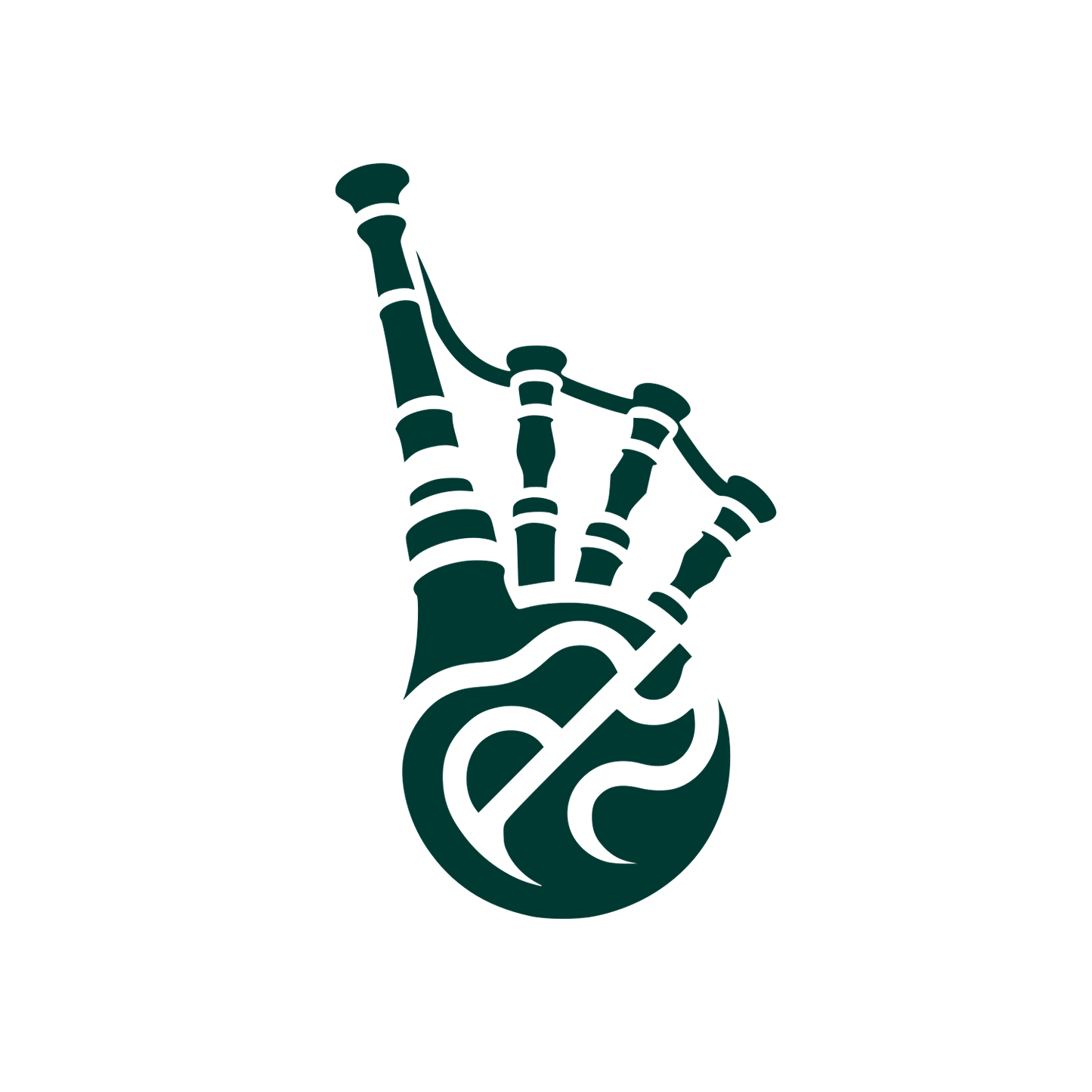 Bagpipe Musical Logo #003932