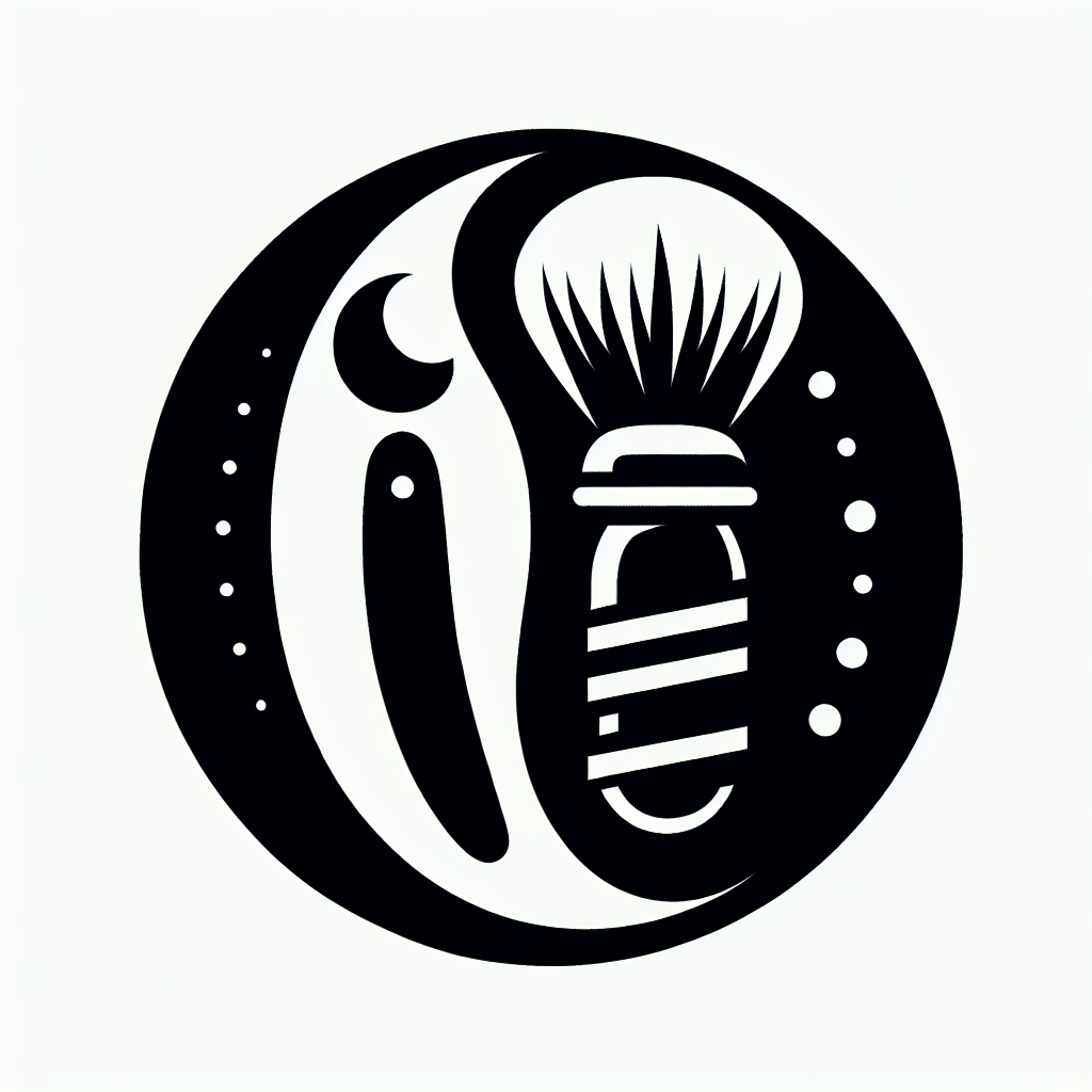 Barber Shop Circle Logo
