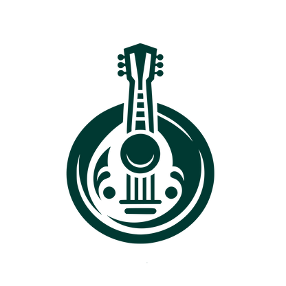 Guitar Logo Design #003932