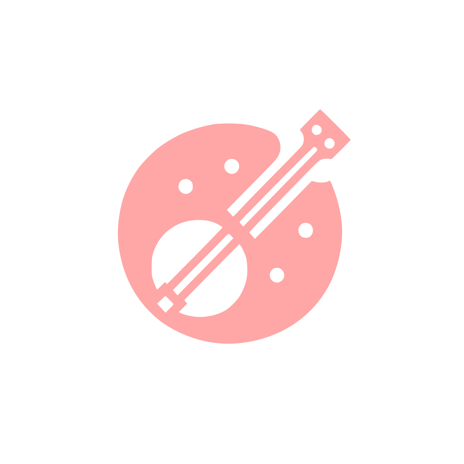 Logo with Musical Palette #ffa6a6