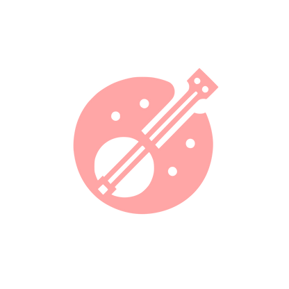Logo with Musical Palette #ffa6a6