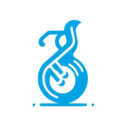 Music Note Logo #00a3e4