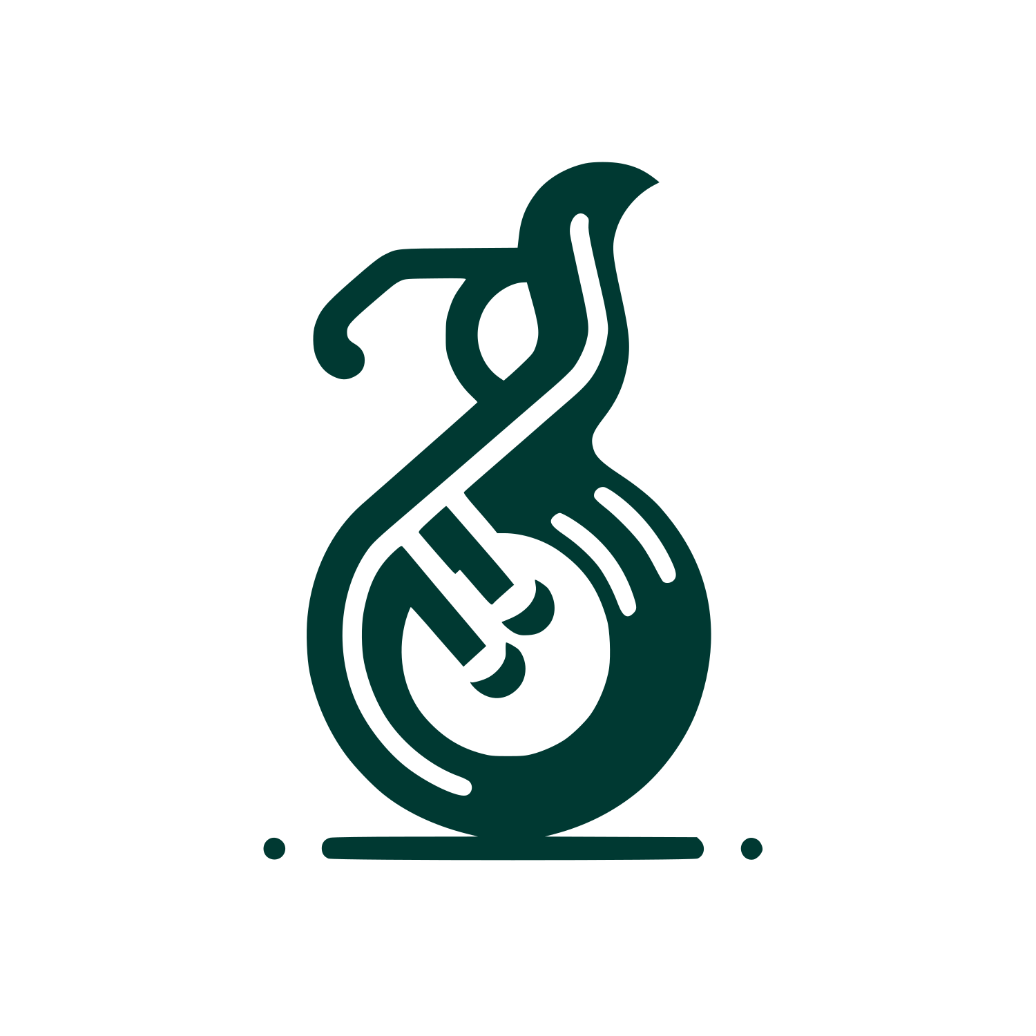 Music Note Logo #003932