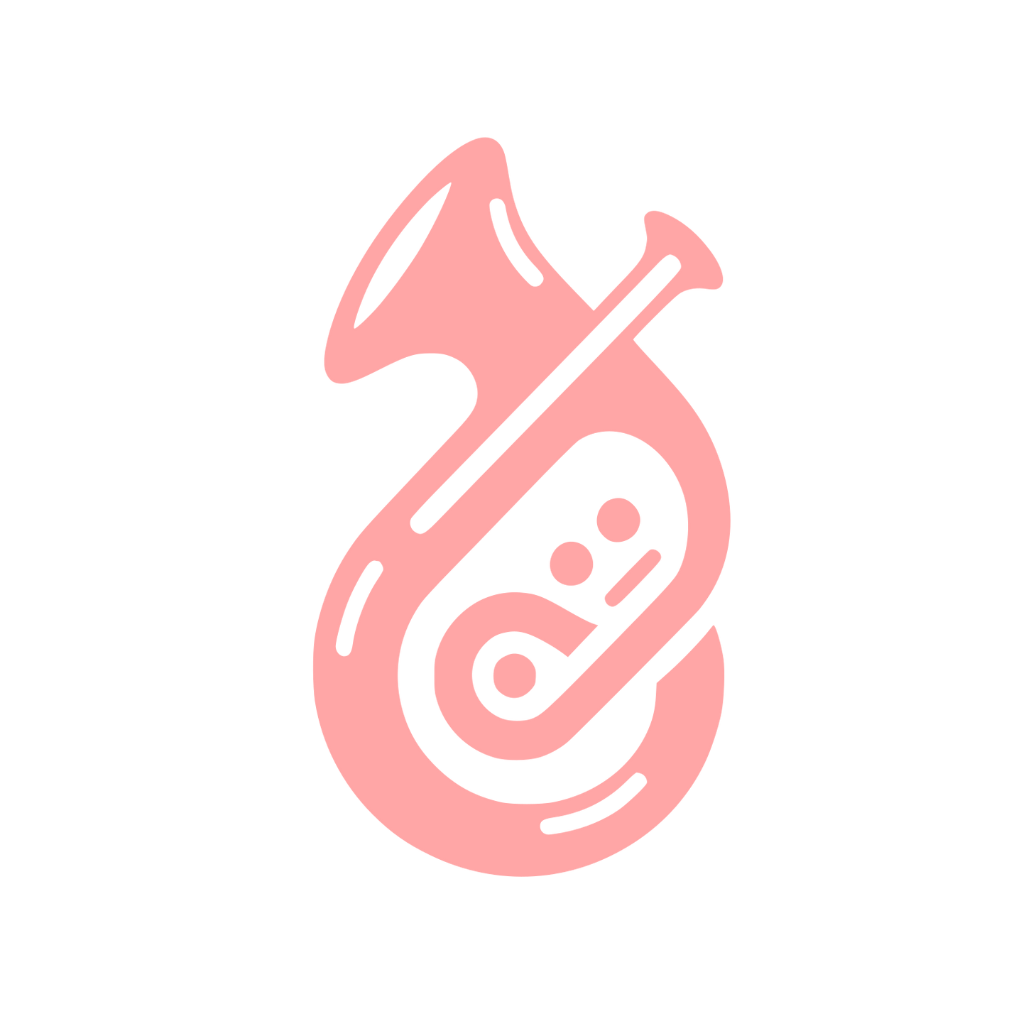 Logo for Musical Instrument #ffa6a6