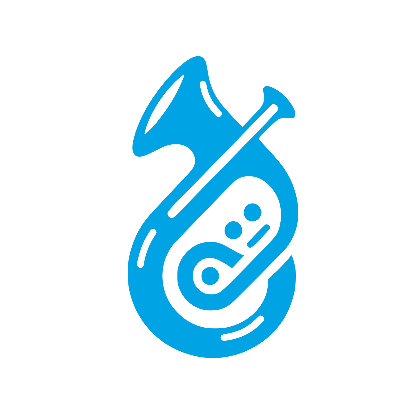 Logo for Musical Instrument #00a3e4
