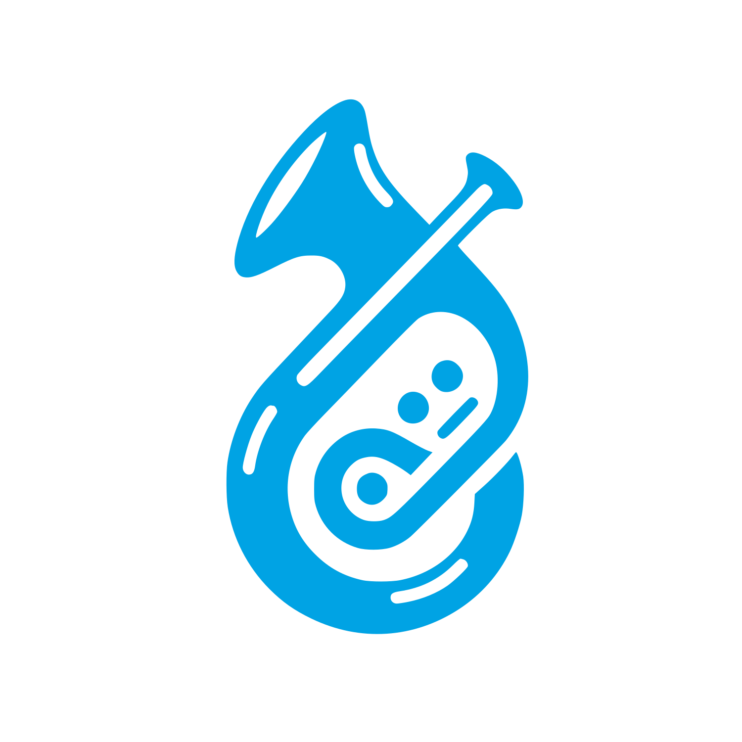 Logo for Musical Instrument #00a3e4