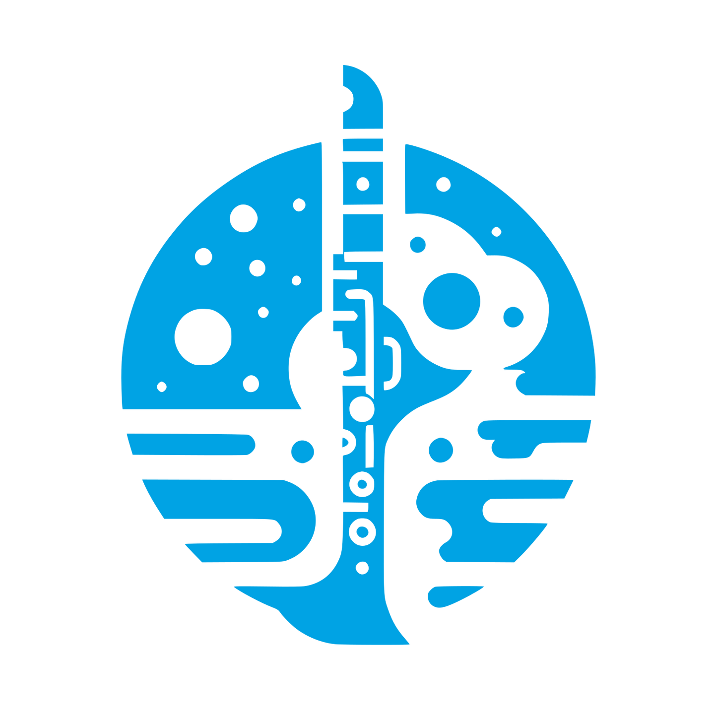 Logo Featuring Clarinet #00a3e4