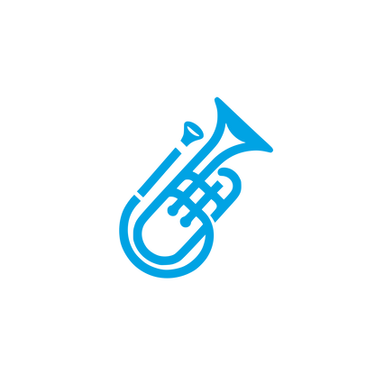 Brass Music Logo #00a3e4