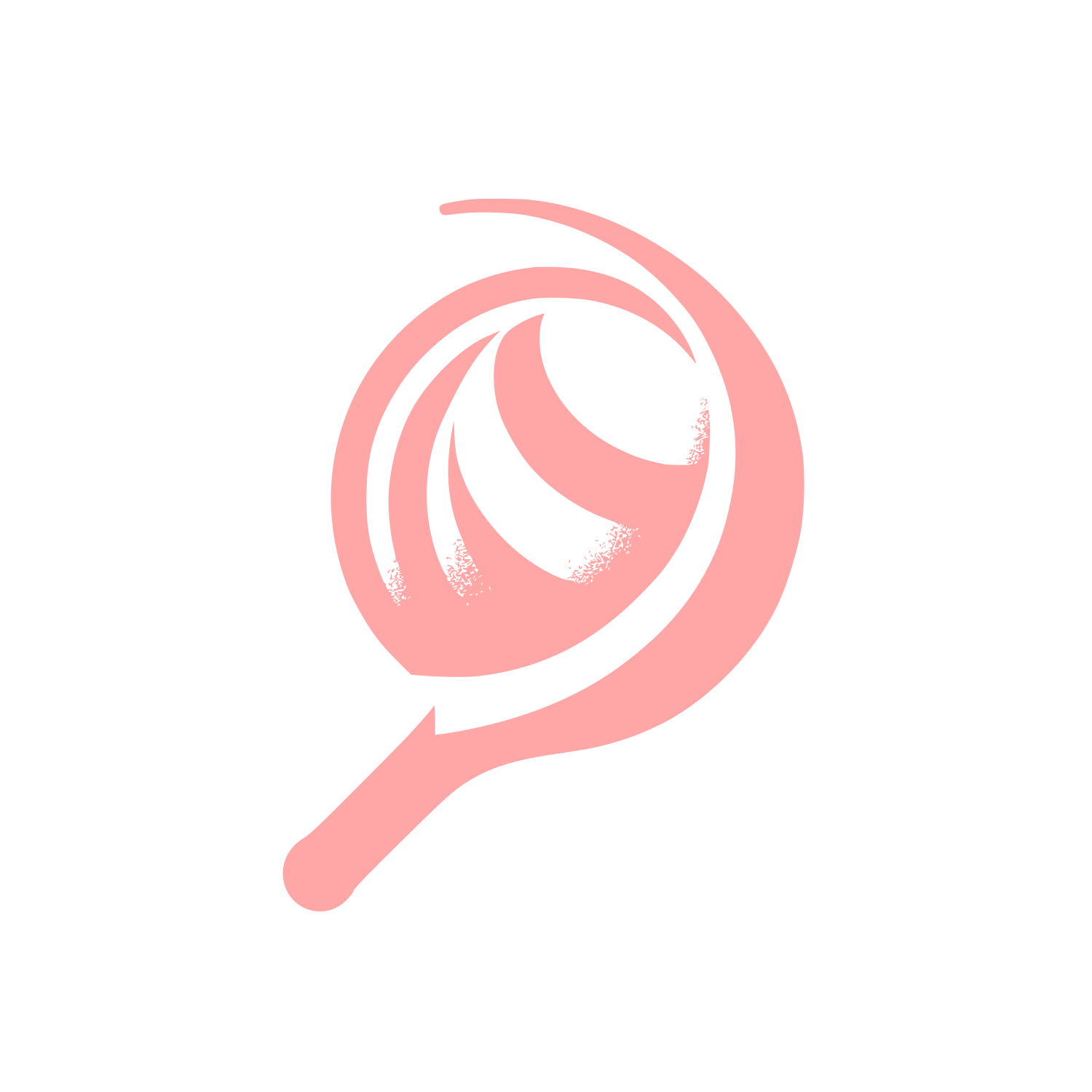 Tennis Logo Design #ffa6a6