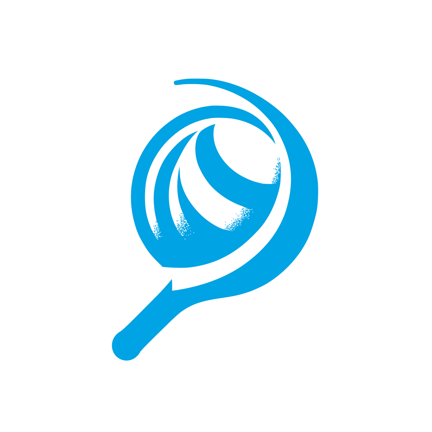 Tennis Logo Design #00a3e4