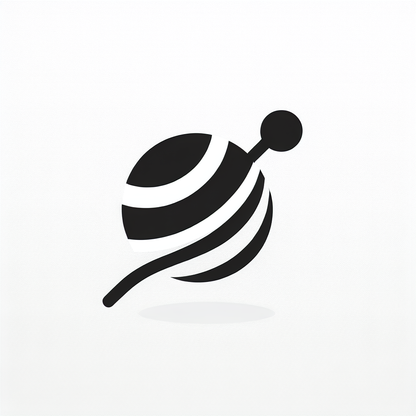 Berimbau Musical Instrument Logo