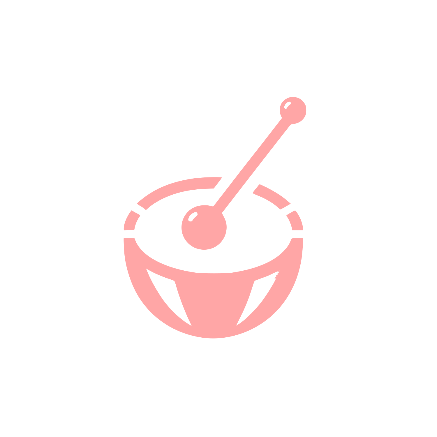 Drum Logo Design #ffa6a6