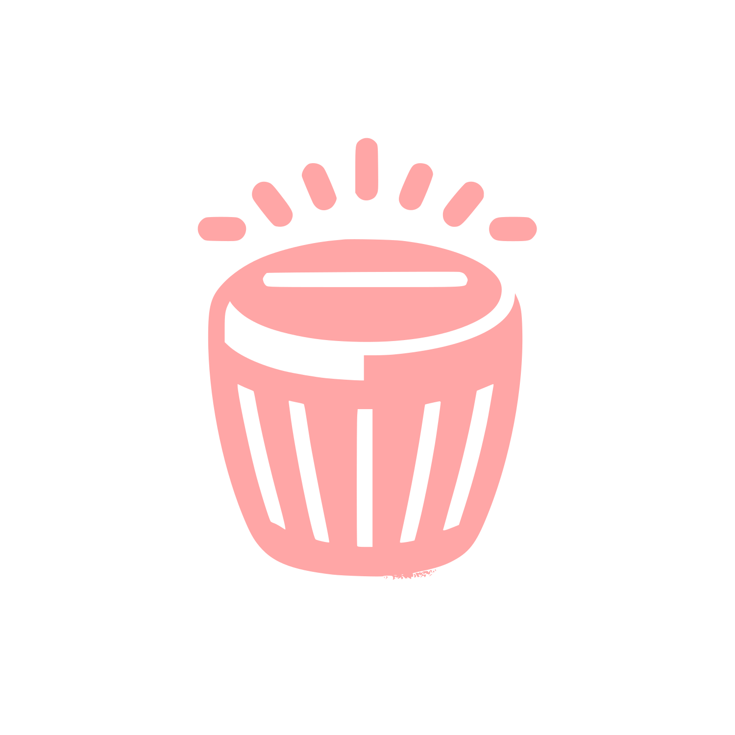 Trash Bin Logo #ffa6a6
