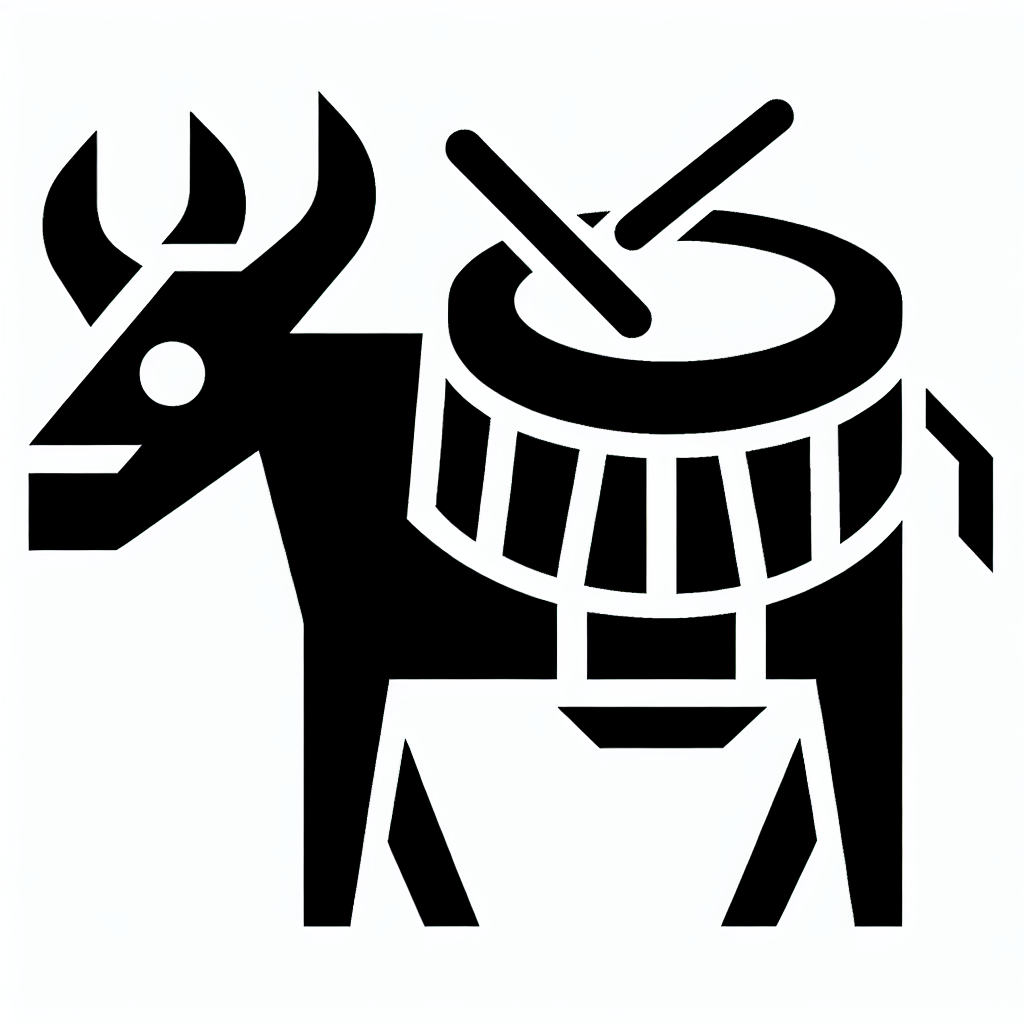 Animal Drum Logo