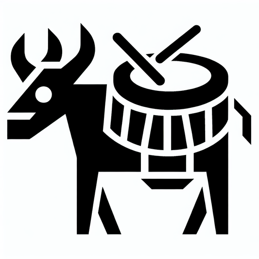 Animal Drum Logo
