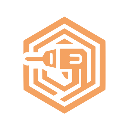 Hexagonal Tool Logo #F4A261
