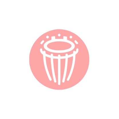Logo Drum Design #ffa6a6