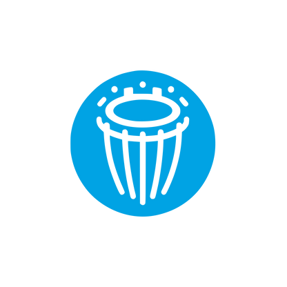 Logo Drum Design #00a3e4